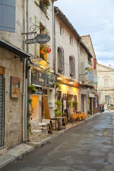 France, Provence Shops and restaurants